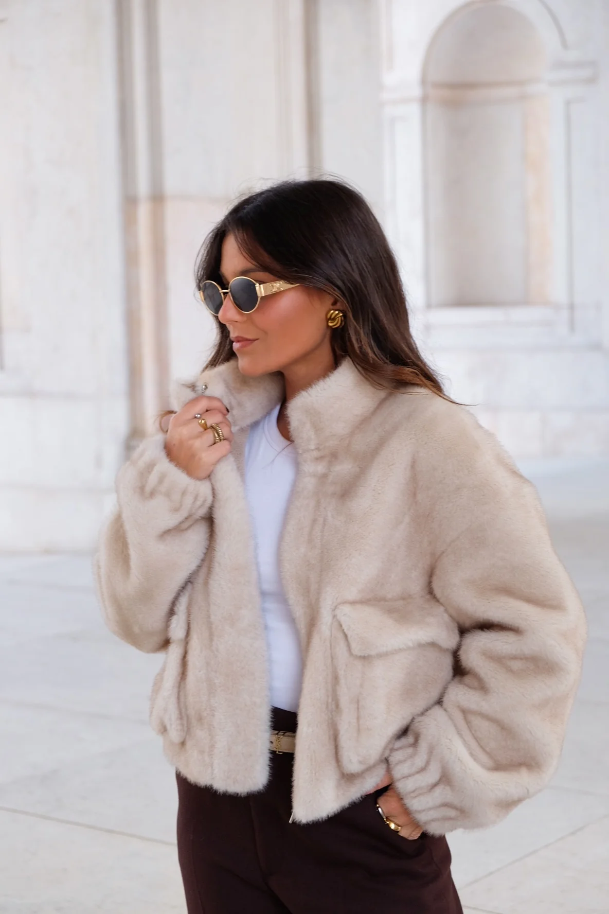 Vanilla Fur Jacket - Image 4