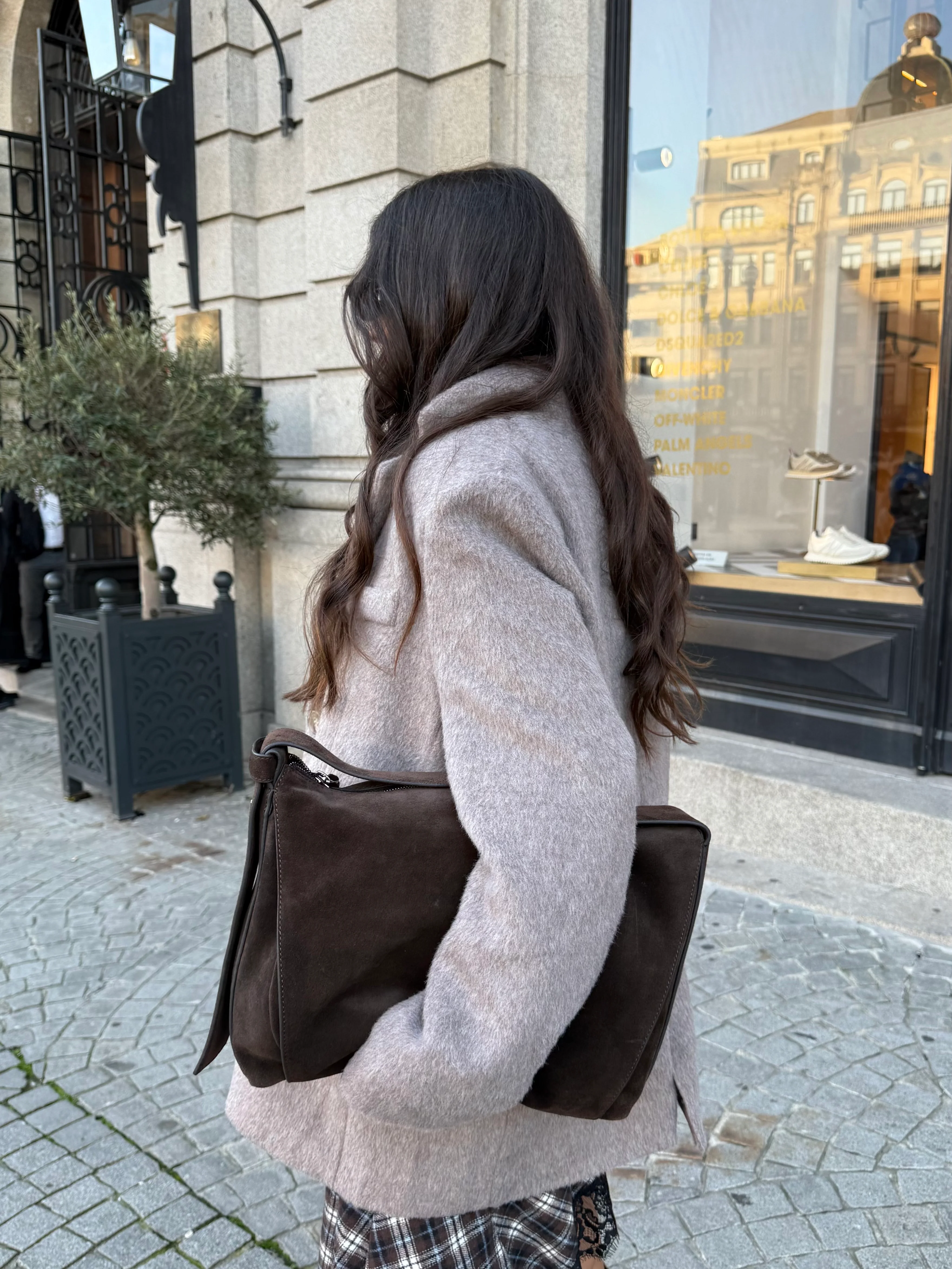 Wool Vienna Blazer in Taupe - Image 6