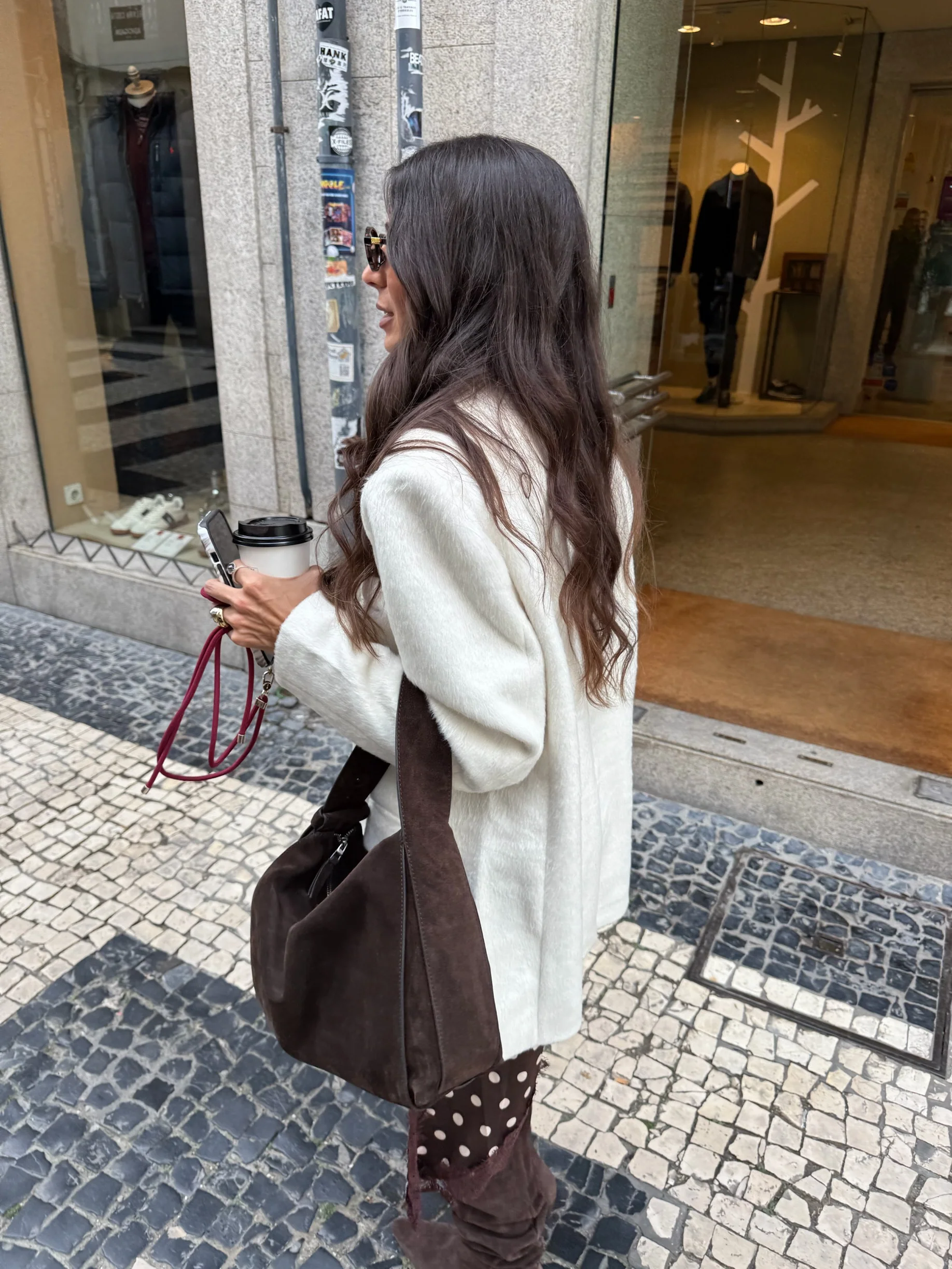Wool Vienna Blazer in White - Image 5